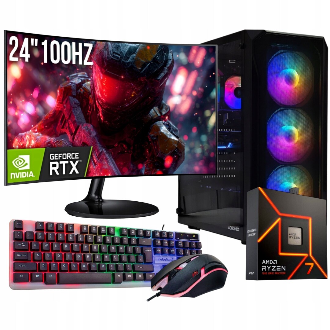 Herní Set Dominator R7 9800X3D/32GB/RTX5060/1TB M.2 SSD/W11/24