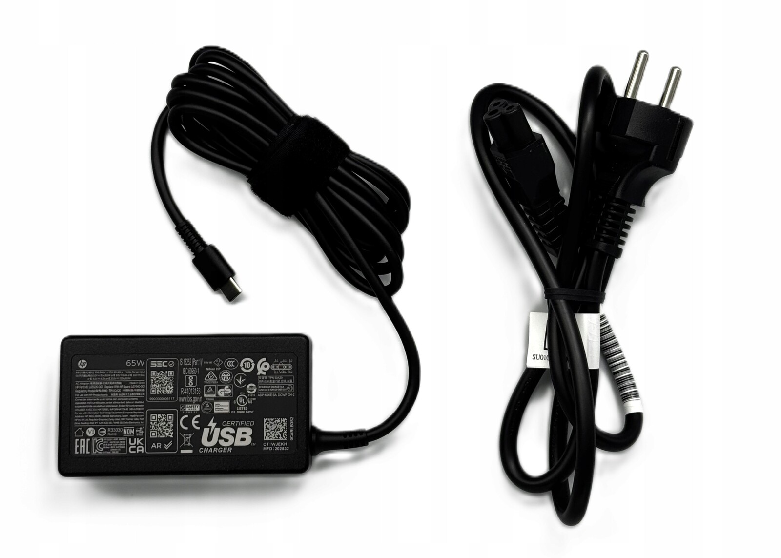 Nový Originální napájecí adaptér Nabíječka Hp 65W Usb-c Slim L65505-003 TPN-DA20