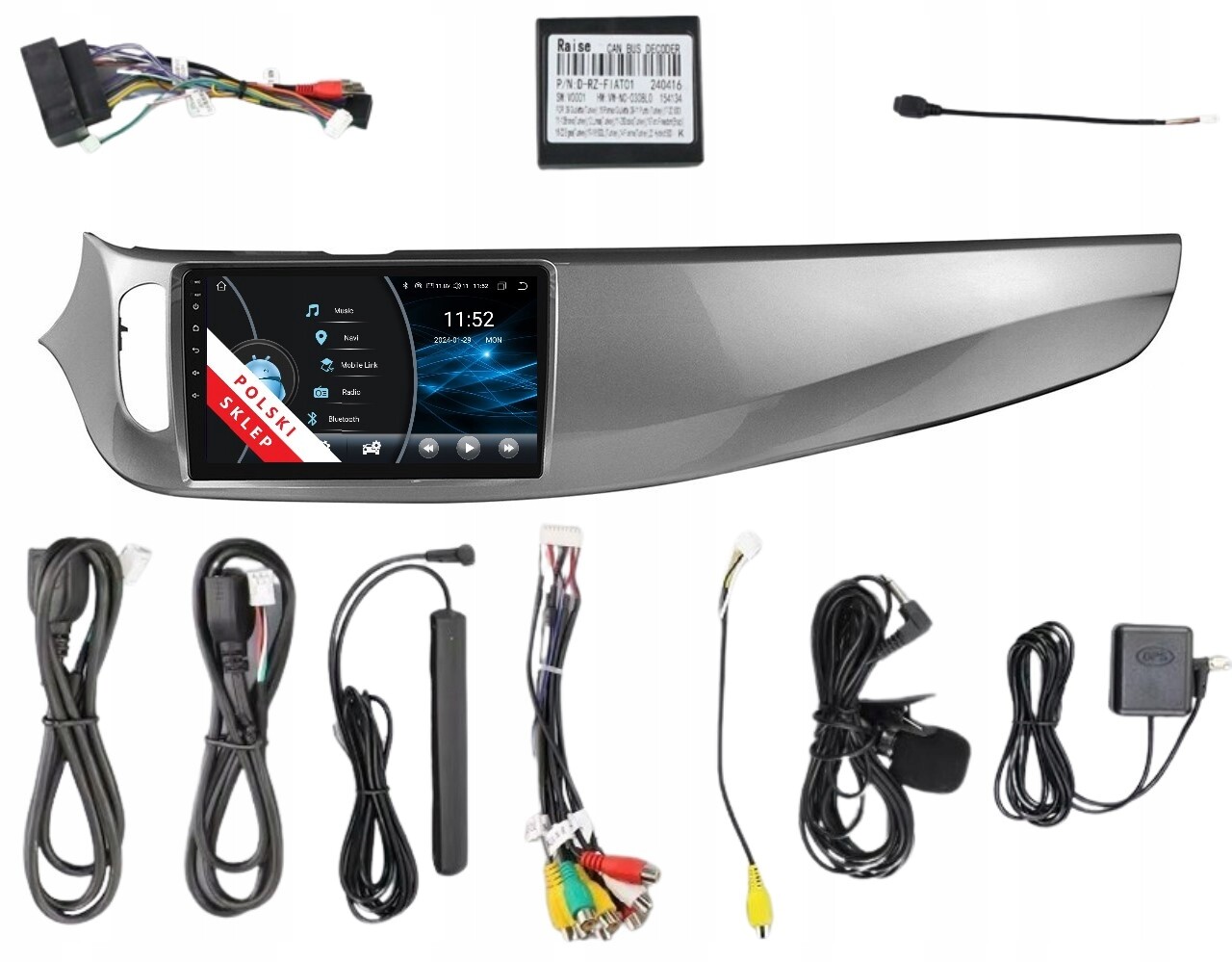 Navigace Rádio 2DIN Android Alfa Romeo Giulietta Nuova II 2/32 Gb Carplay