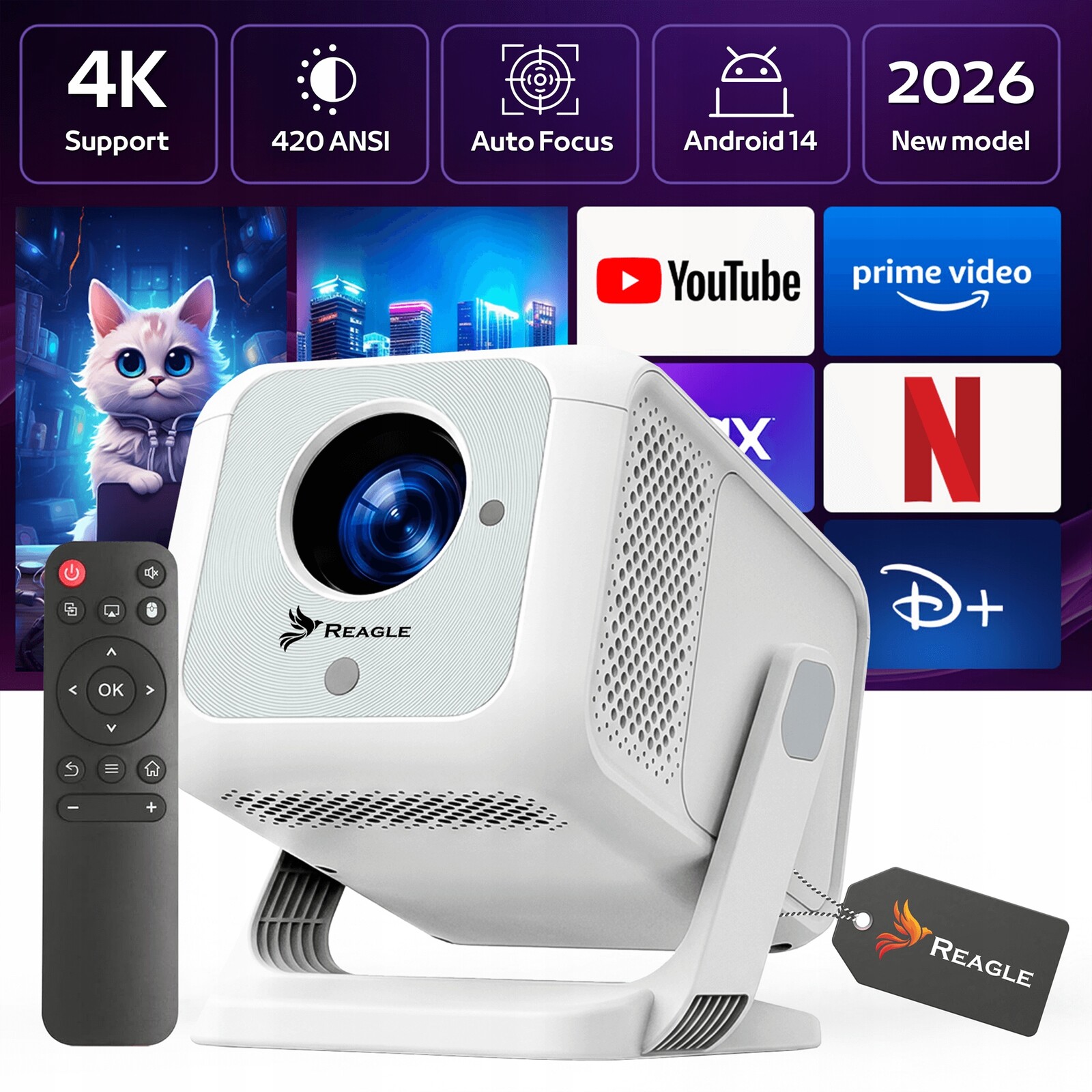 Projektor Led 420 Ansi 4K 130