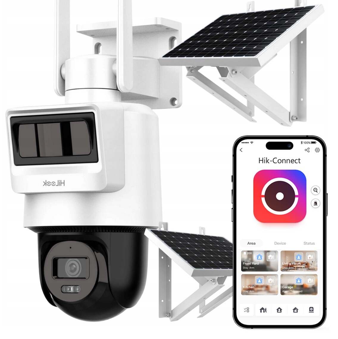 Otočná kamera Lte Ptz 4MPx HiLook od Hikvision PTZ-N2C400I-K/4G/C05S10