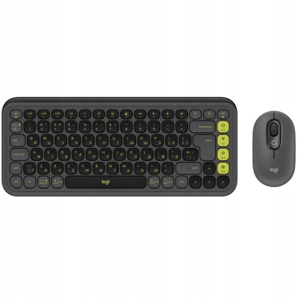 Sada klávesnice a myši Logitech Pop Icon Combo Ukrajinský čip Bluetooth