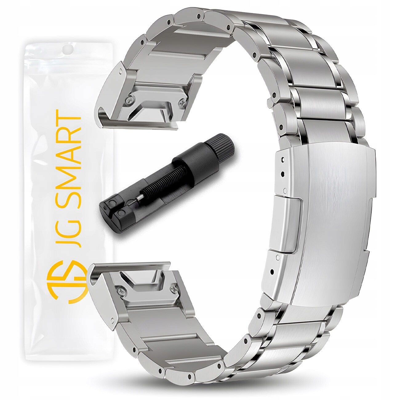 Náramek Řemínek Pro Garmin Fenix 5X 6X Pro 7X Pro 8 51 mm Solar Titanový