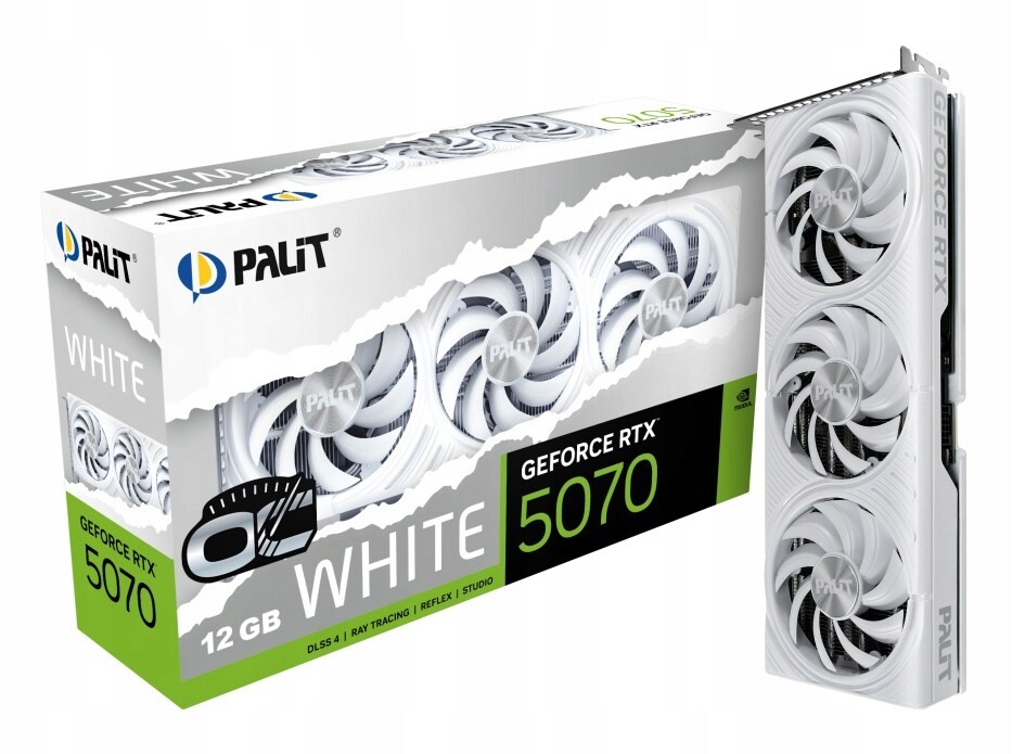 Grafická karta Palit Rtx 5070 White Oc 12GB