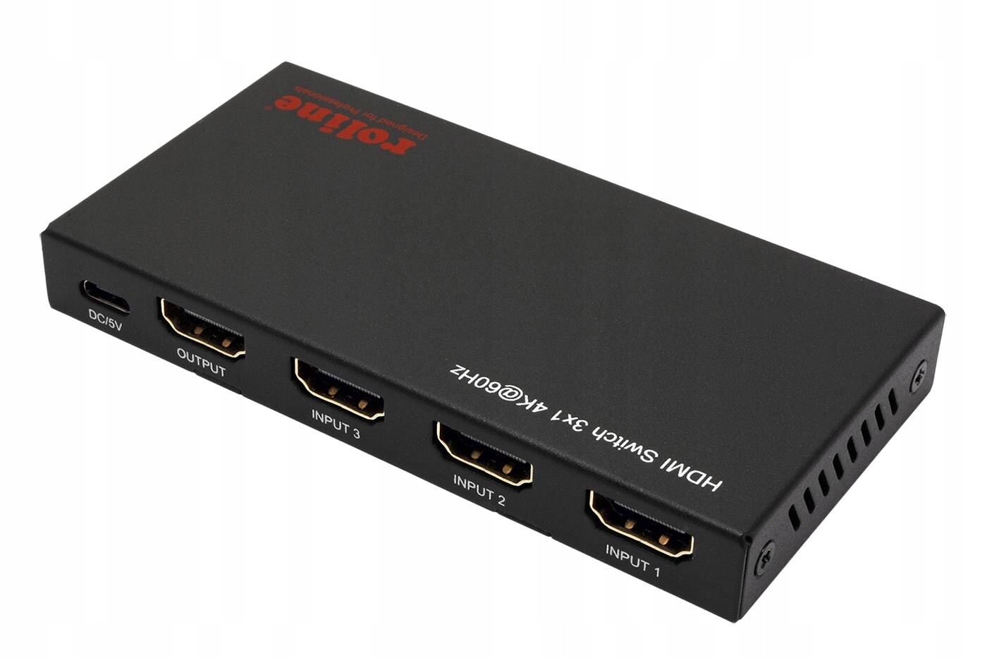 Roline Hdmi přepínač 3:1, 4K@60Hz, dálkové ovládání