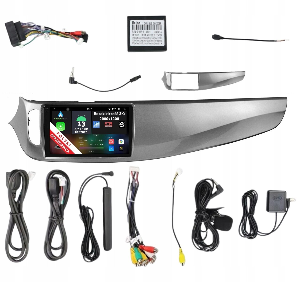 Navigace Rádio 2DIN Android Alfa Romeo Giulietta Nuova II 6/128 Gb Carplay