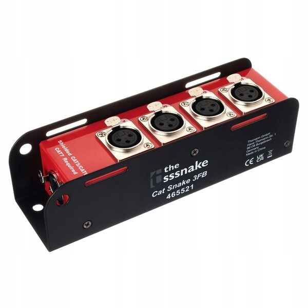 Pasivní stagebox RJ45 na 4x Xlr samice the sssnake Cat Snake 3FB