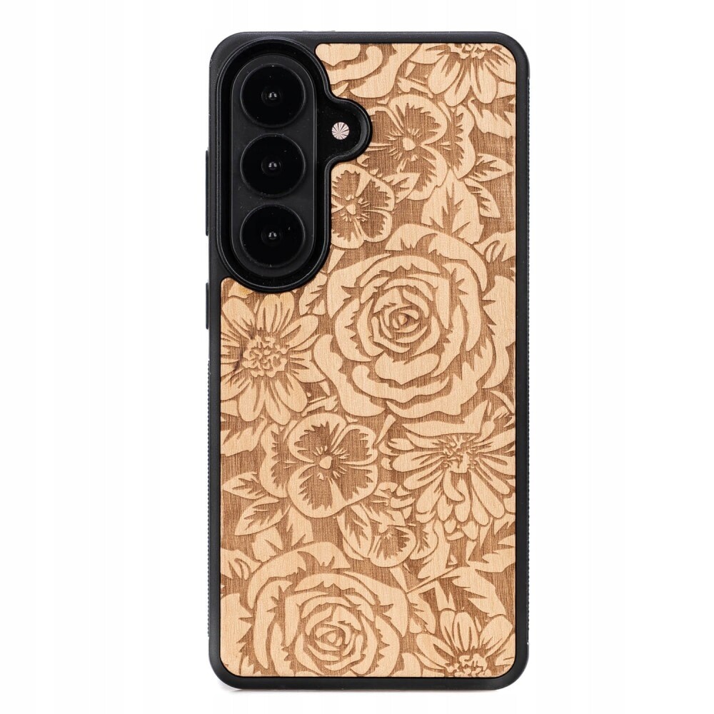 Dřevěné Pouzdro Bewood pro Samsung Galaxy S26 Plus Růže Aniegre