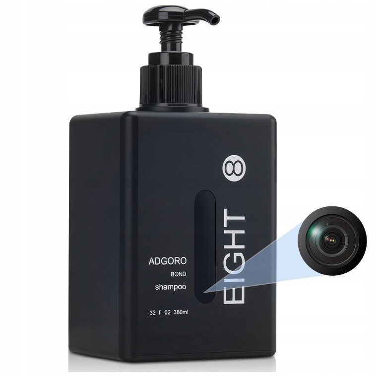 Špionážní Kamera V Lahvi Šampon Mýdlo Wifi Do Koupelny Živý Náhled