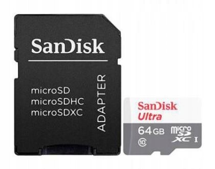 Paměť Micro Sdxc 64GB UHS-I/SDSQUNR-064G-GN3MA Sandisk