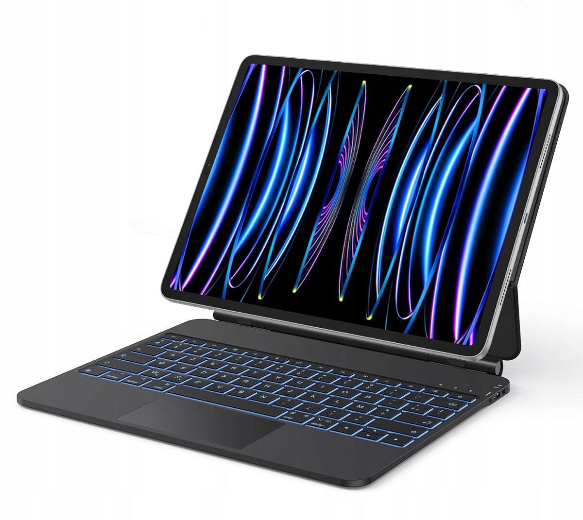 Klávesnice pro iPad Air 13 Pro 12,9 Magic Trackpad Omoton KC007 Azerty