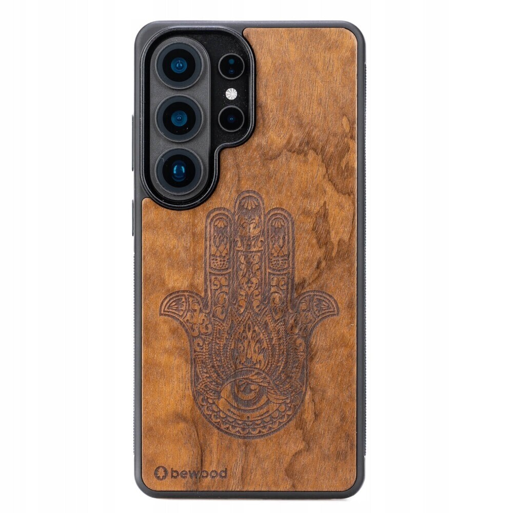 Dřevěné Pouzdro Bewood pro Samsung Galaxy S26 Ultra Hamsa Imbuia