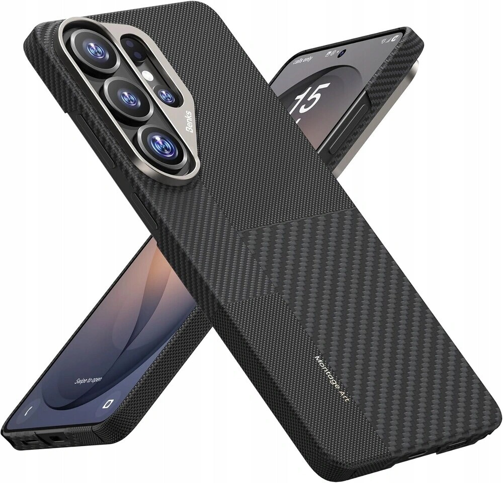 Pouzdro Benks Kevlar pro Galaxy S26 Ultra, pouzdro pro MagSafe, Kryt, Zadní Kryt