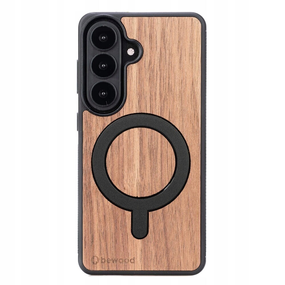 Dřevěné Pouzdro Bewood pro Samsung Galaxy S26 Americký Ořech s MagSafe