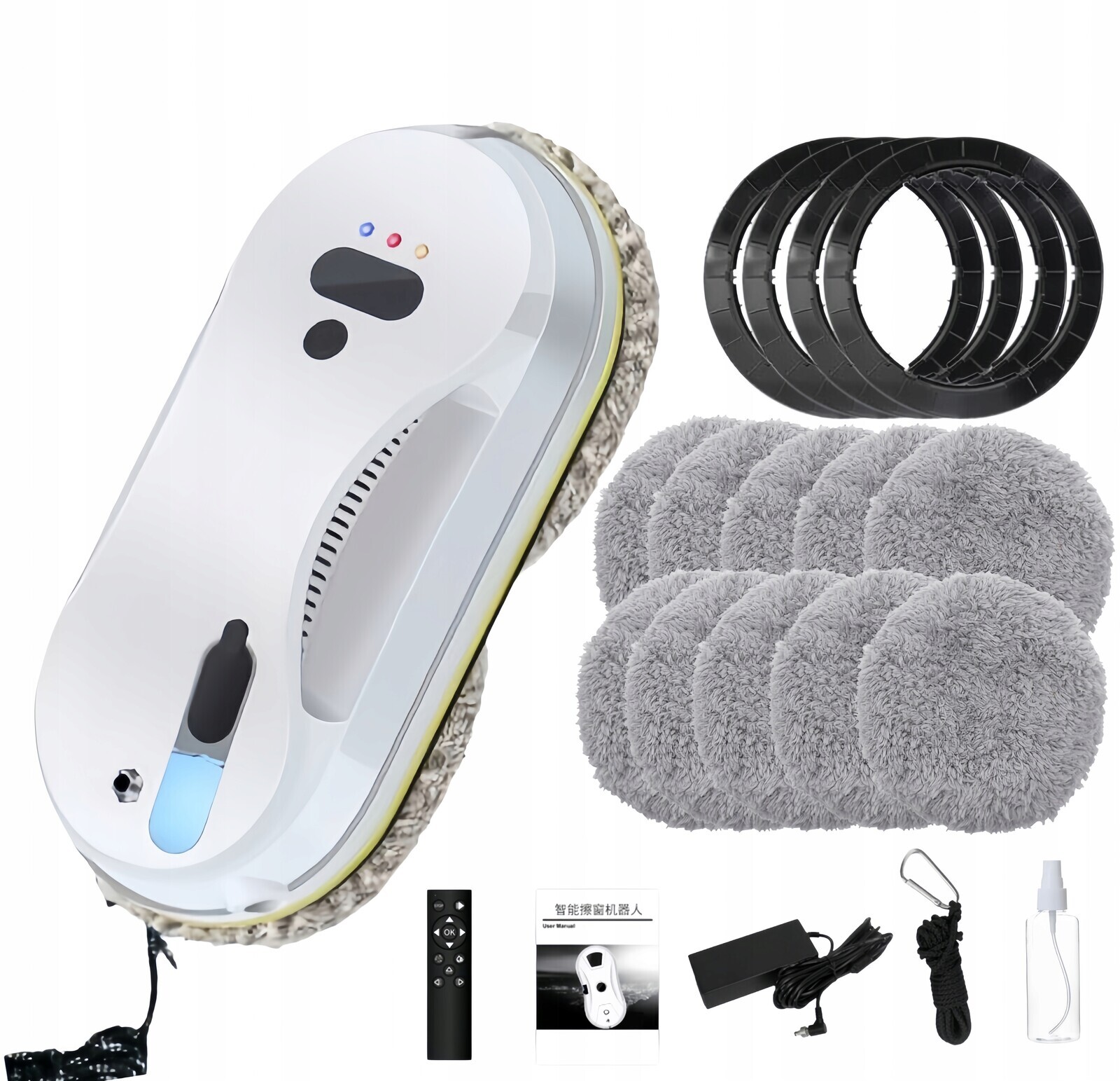 Robot Na Okna Sklo Zrcadlo Mýdlo Na Okna Inteligentní myčka oken Set