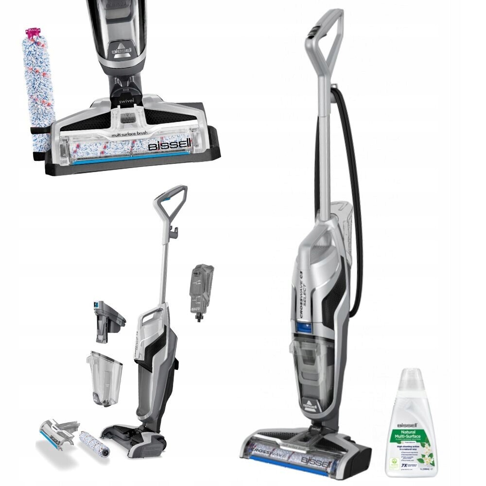 Tyčový vysavač Bissell Crosswave C3 Select 3551N stříbrný/šedý