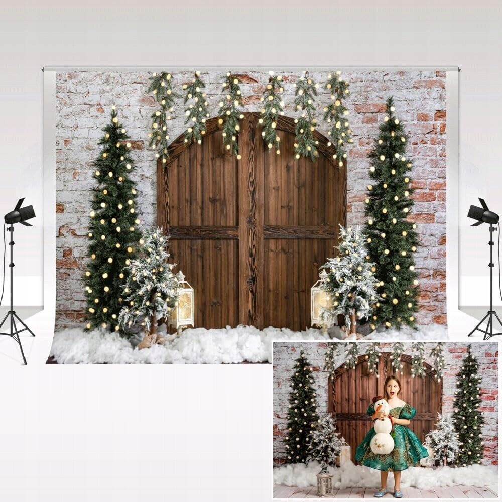 Fotografické pozadí Kate 3 x 2 m, rustikální dveře