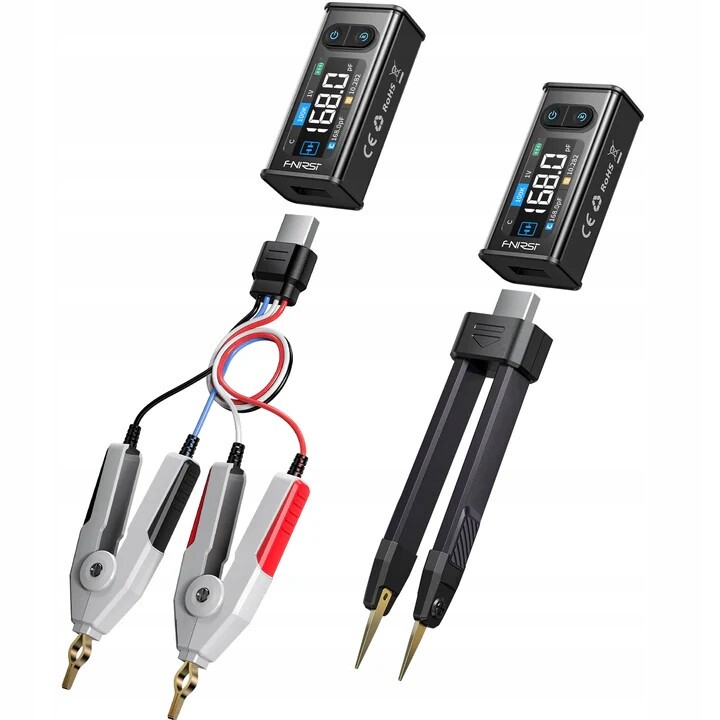 Měřič Lcr Esr Fnirsi LCR-ST2 2-v-1 Tweezers/Kelvin LCR-ST2 Plus