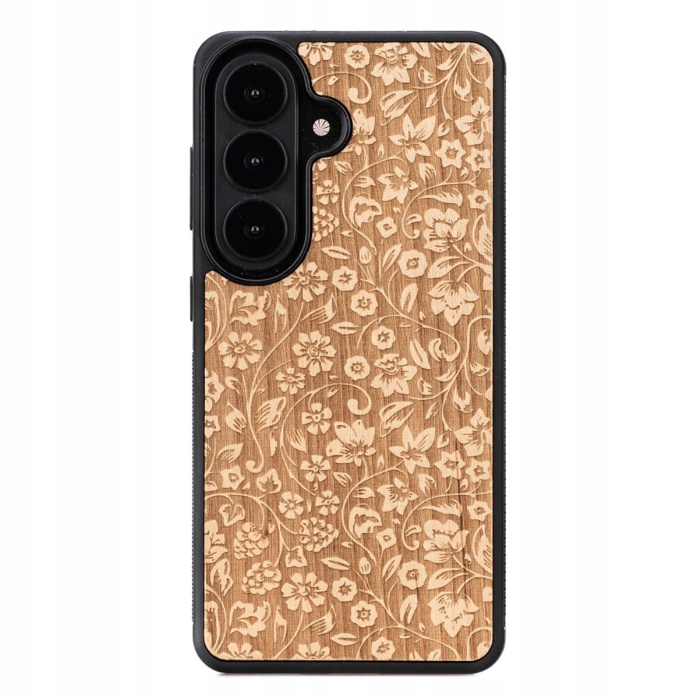 Dřevěné Pouzdro Bewood pro Samsung Galaxy S26 Polní Květiny Aniegre