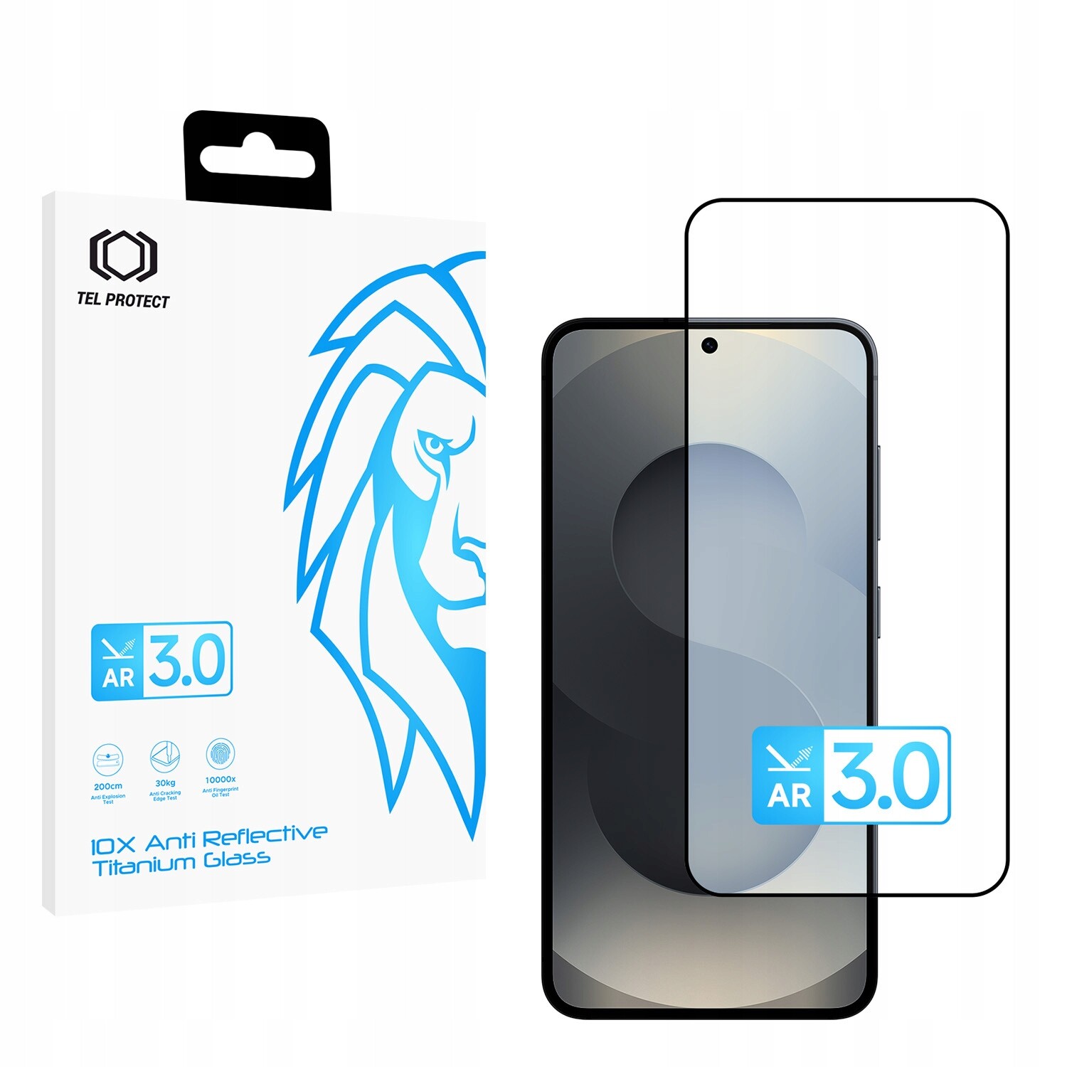 Tvrzené sklo 10X Ar 3.0 Antireflective Titanium Glass pro Galaxy S24 S25