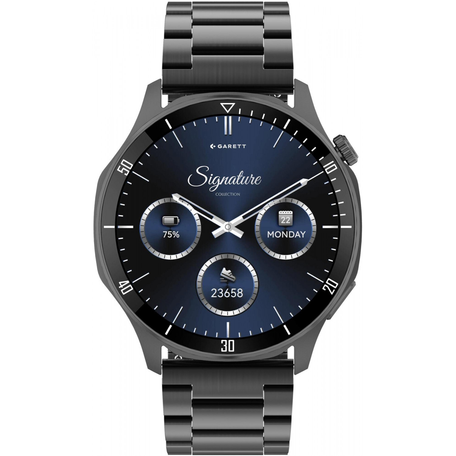 Chytré Hodinky Pánský Garett 5904238485149 černý s náramkem