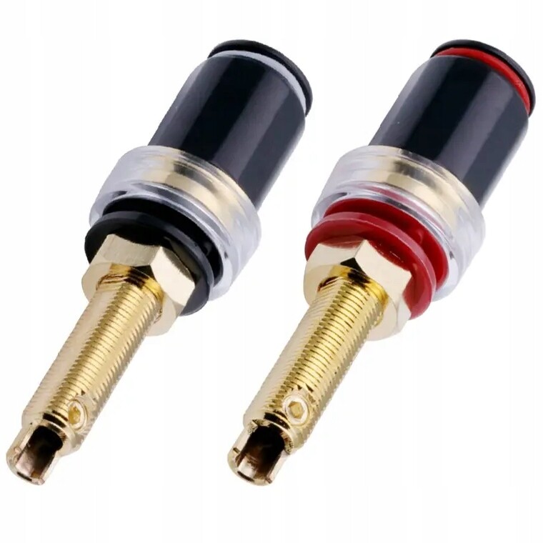 Reproduktorová zásuvka Nakamichi Měděná Hi-end 66 mm 2ks