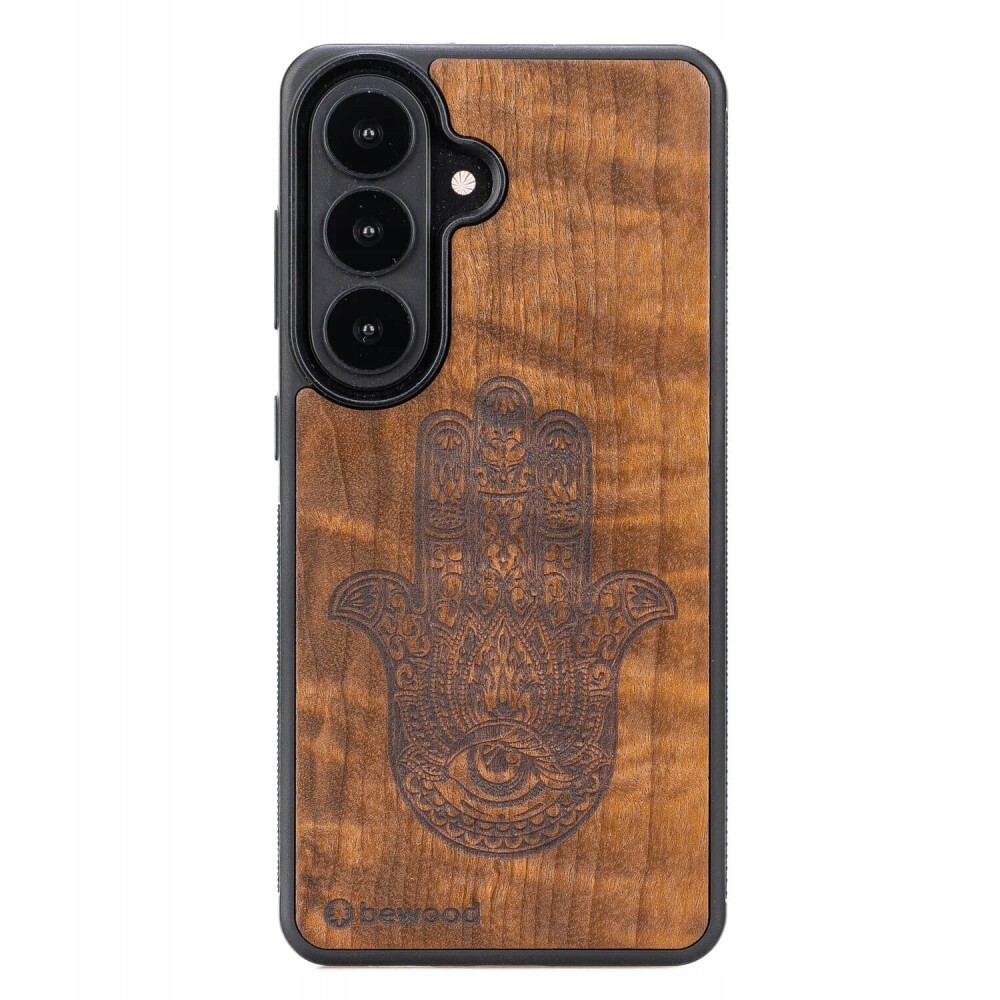 Dřevěné Pouzdro Bewood pro Samsung Galaxy S26 Plus Hamsa Imbuia