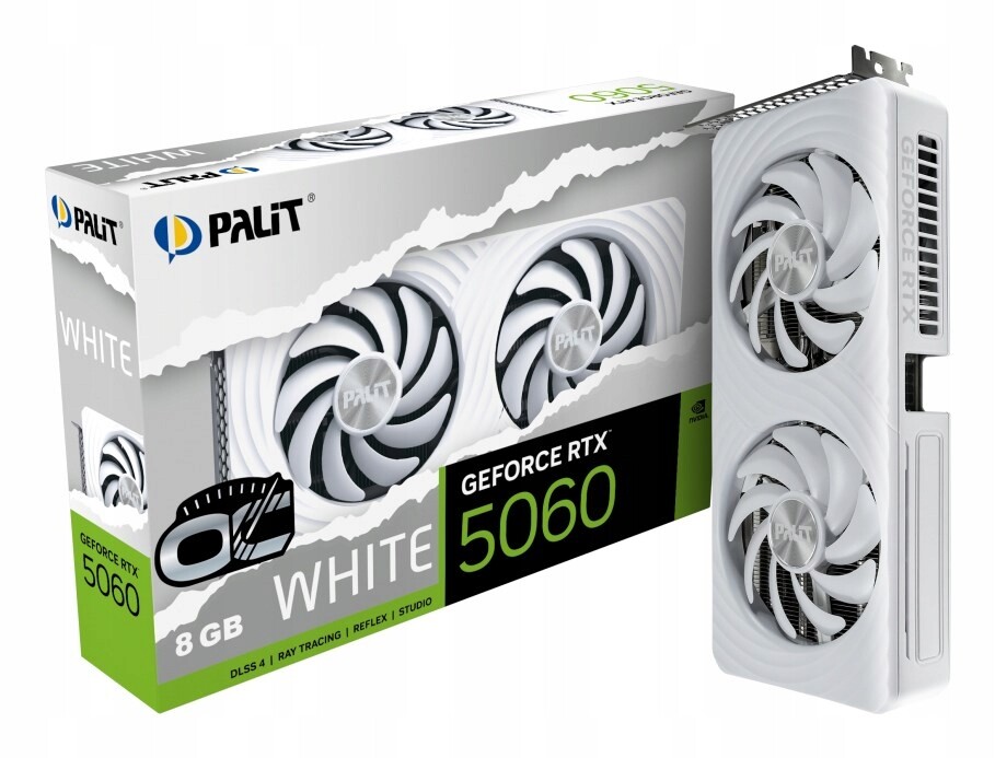 Grafická karta Palit Rtx 5060 White Oc 8GB