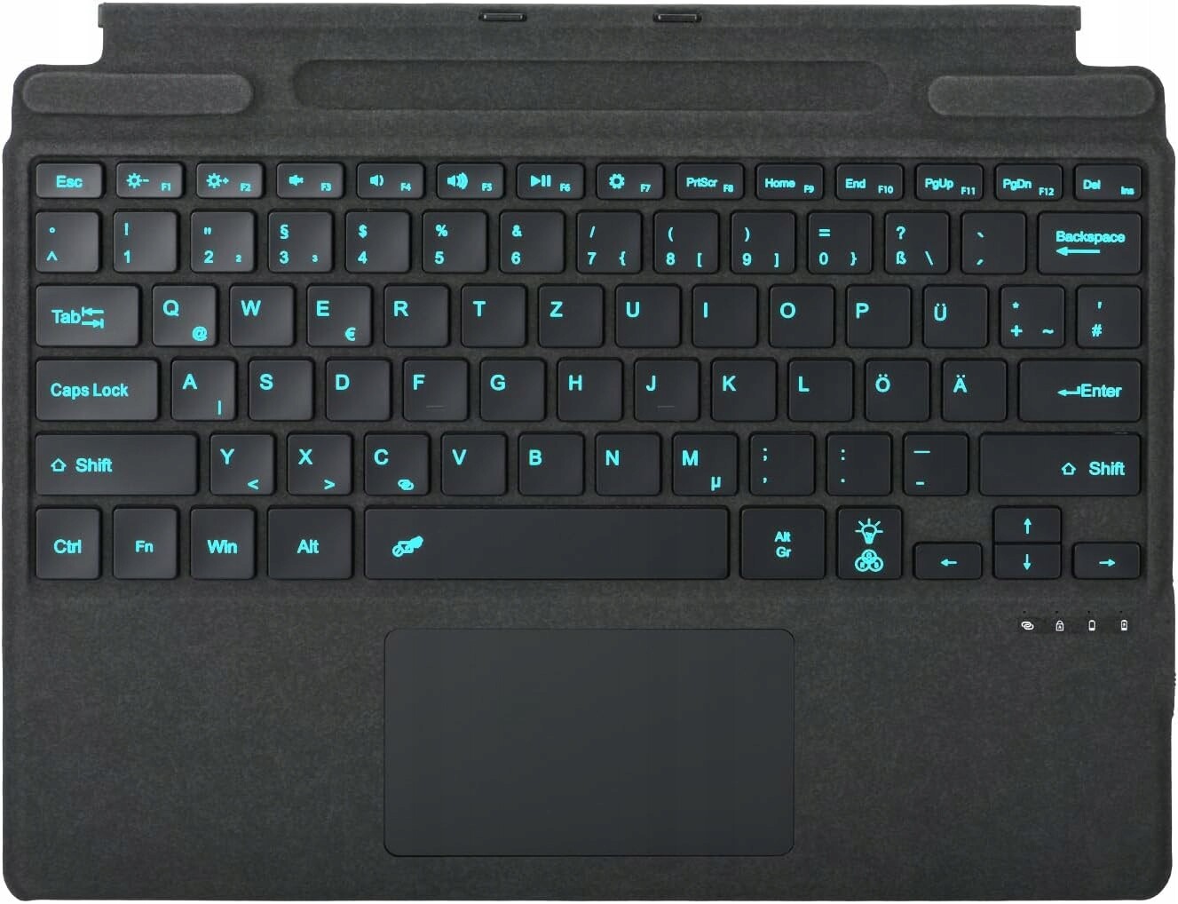 Klávesnice pro Surface Pro 11/10/9/8/X 13 palců Bluetooth Seagtigau Qwertz