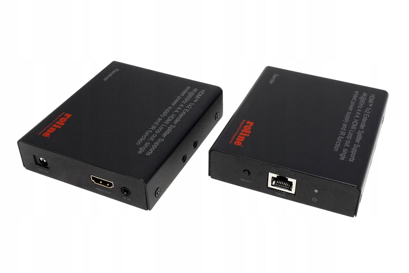 Roline Prodlužovací adaptér Hdmi Ir přes Tp, 4K@60Hz, 70m