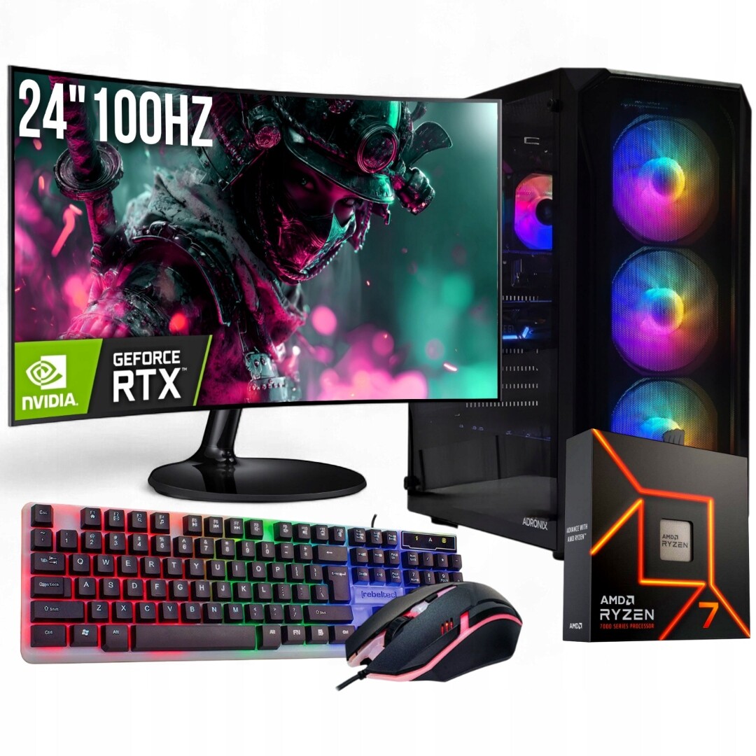 Herní Set Dominator R7 9800X3D/16GB/RTX5060/1TB M.2 SSD/W11/24