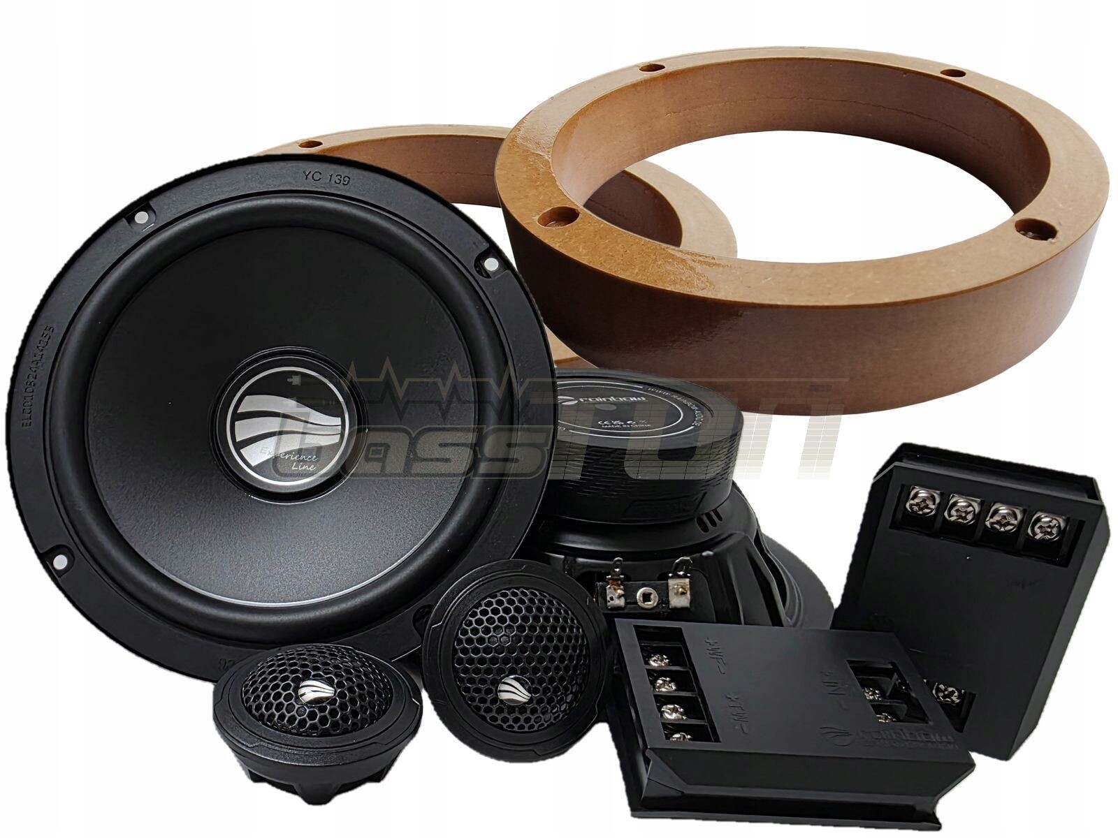 Rainbow Audio EL-C260S reproduktory 165 mm Mazda 2 III přední zadní část