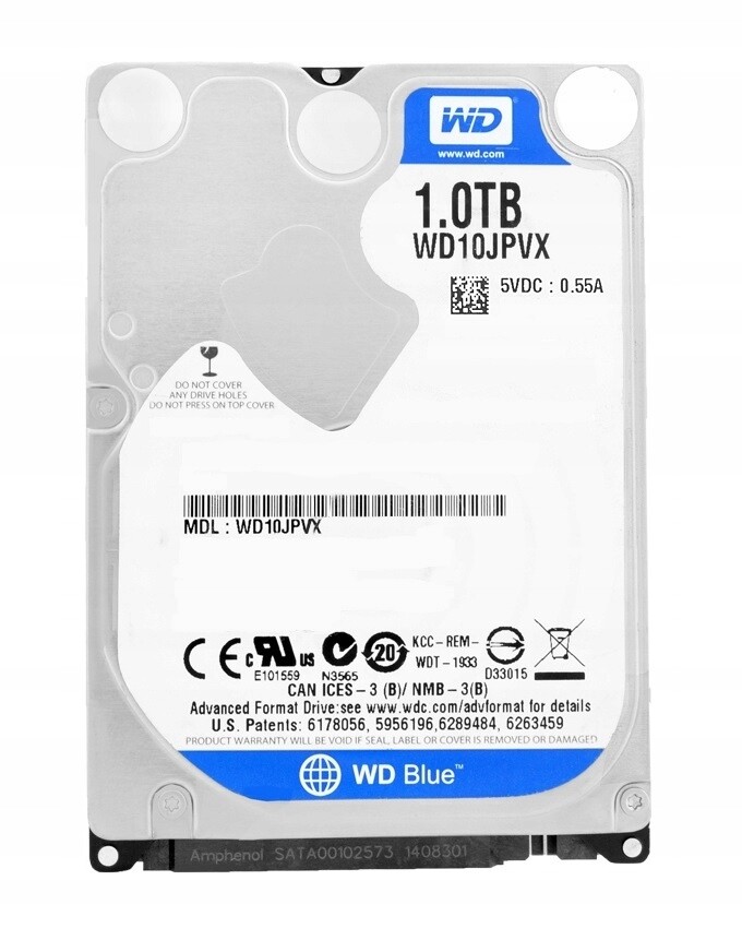 Pevný Disk Wd Blue WD10JPVX 2.5