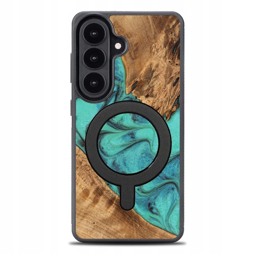 Pouzdro Bewood Unikátní pro Samsung Galaxy S26 Plus tyrkysové s MagSafe