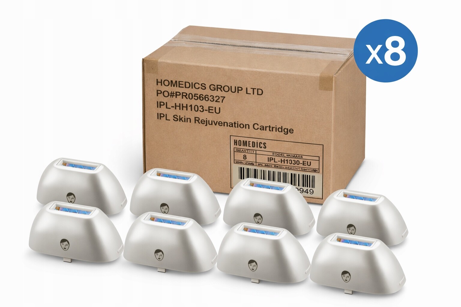 Nástavec pro epilátor Homedics Duo Pro Ipl Vložka Lampa Impuls Světelný