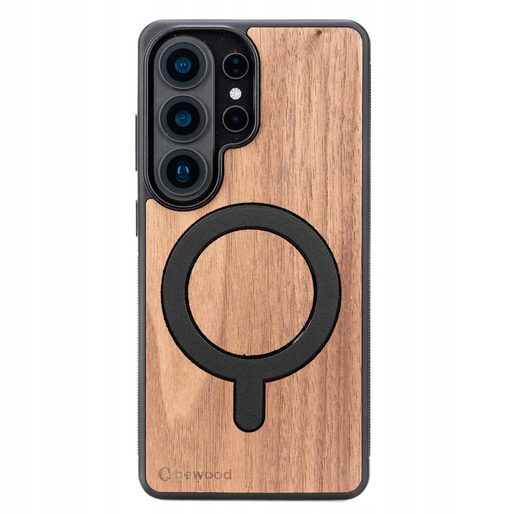 Dřevěné Pouzdro Bewood pro Samsung Galaxy S26 Ultra Ořech s MagSafe