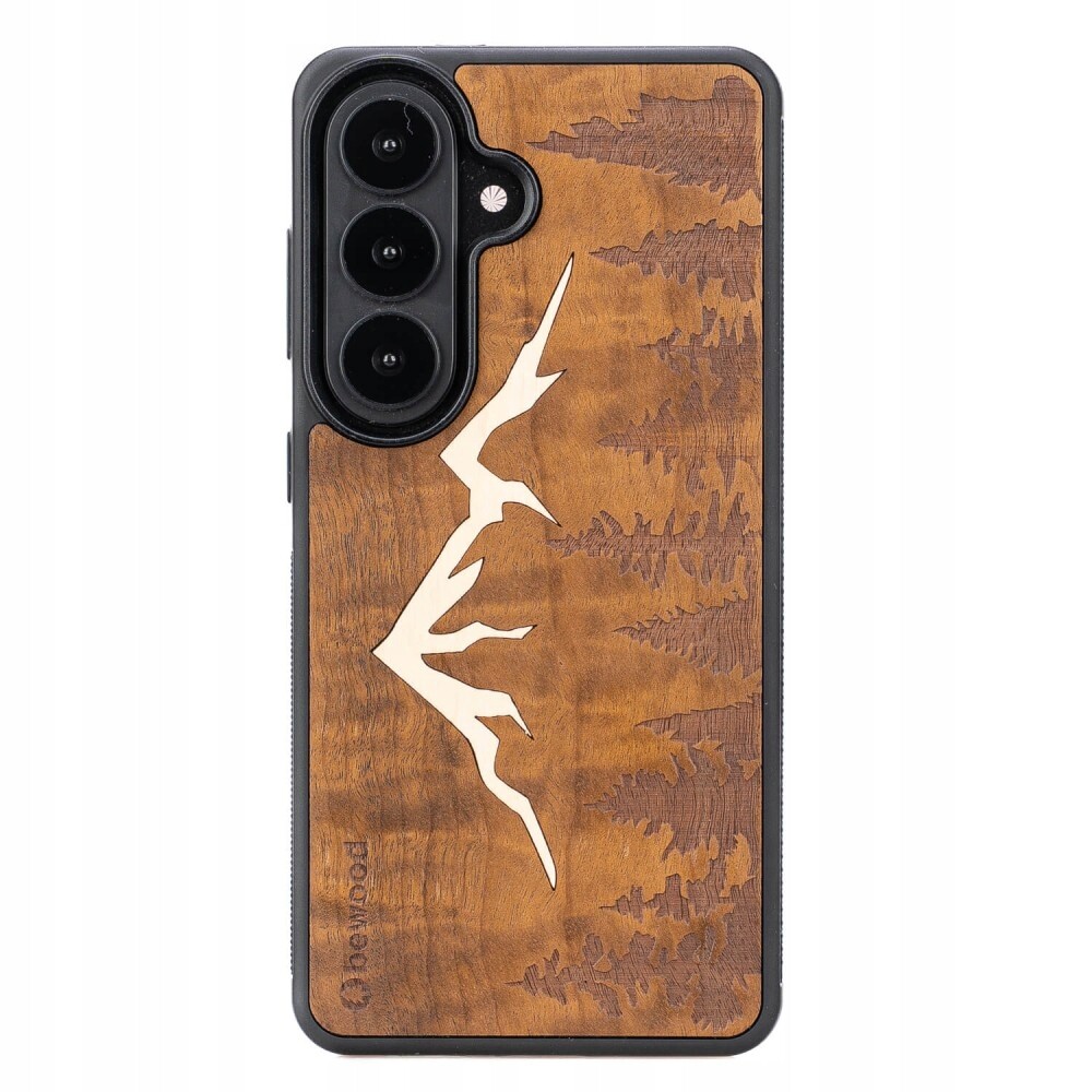 Dřevěné Pouzdro Bewood pro Samsung Galaxy S26 Hory Imbuia