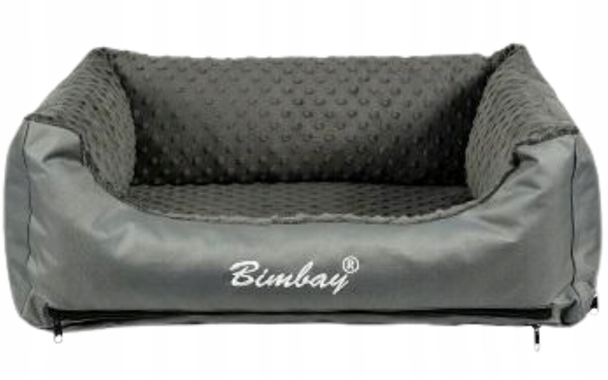 Bimbay Pohovka Pelíšek pro psa Minky č. 125 x 90 cm šedá grafit