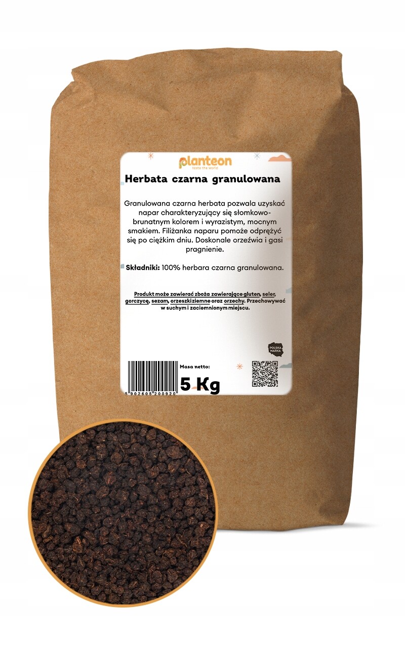 Čaj černý granulovaný 5 kg