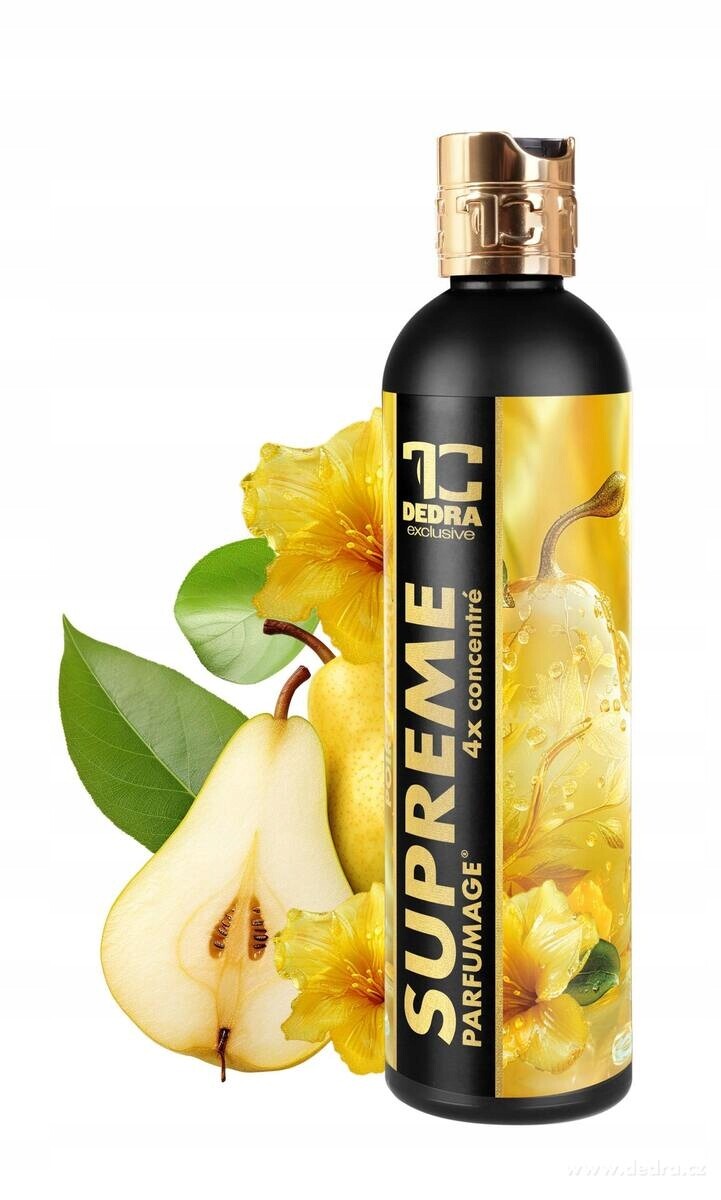 4× koncentrovaný parfém na praní Parfumage Supreme Sametová Hruška, 300 ml