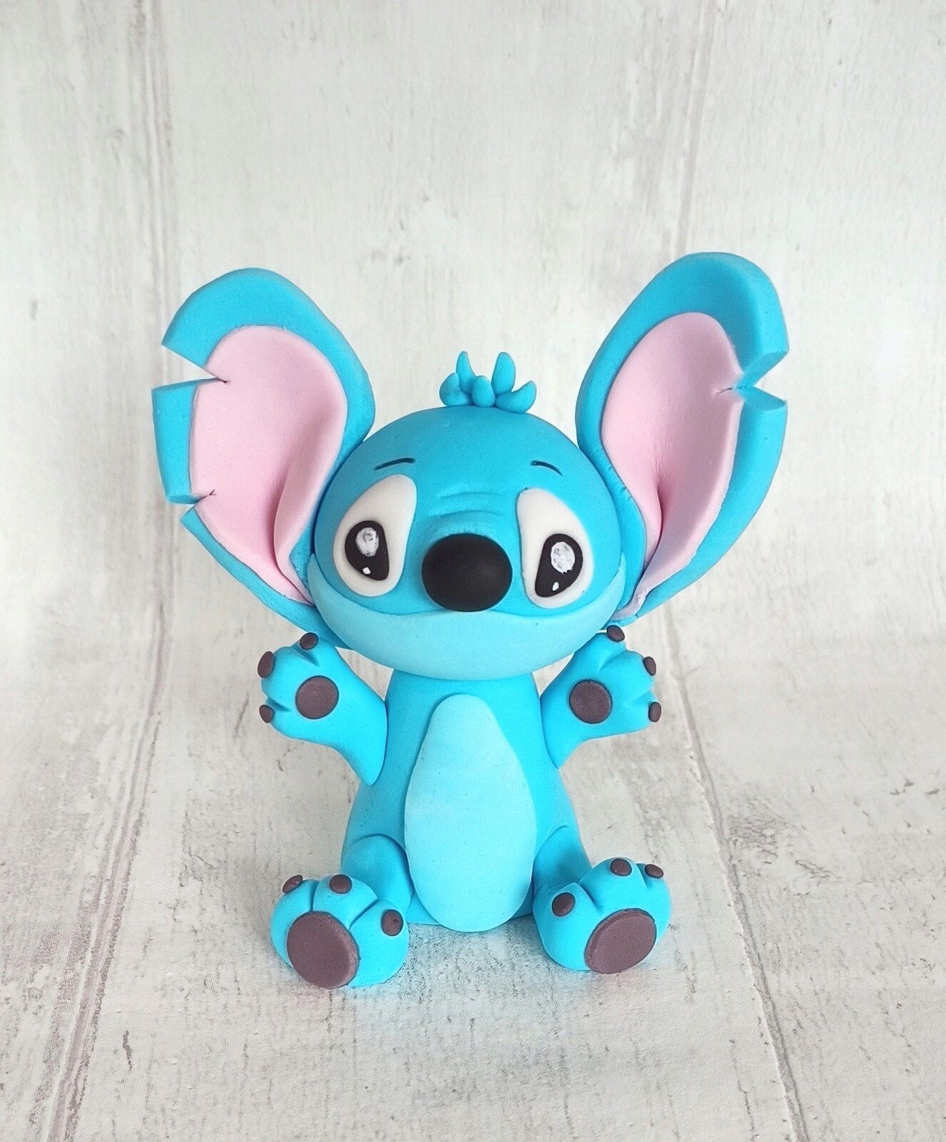 Stitch figurka z cukrové hmoty na dort, velká