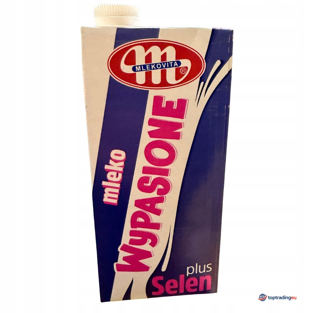 Mlekovita Vypasené mléko Plus Selen 1L 3,2% Uht Karton 12 ks