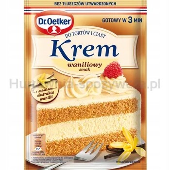 Dr.Oetker Krém na dorty a koláče s vanilkovou příchutí 105 g