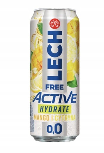 Lechfree Active Hydrate Mango a Citron Nealkoholické pivo 24x500ml[kauce]