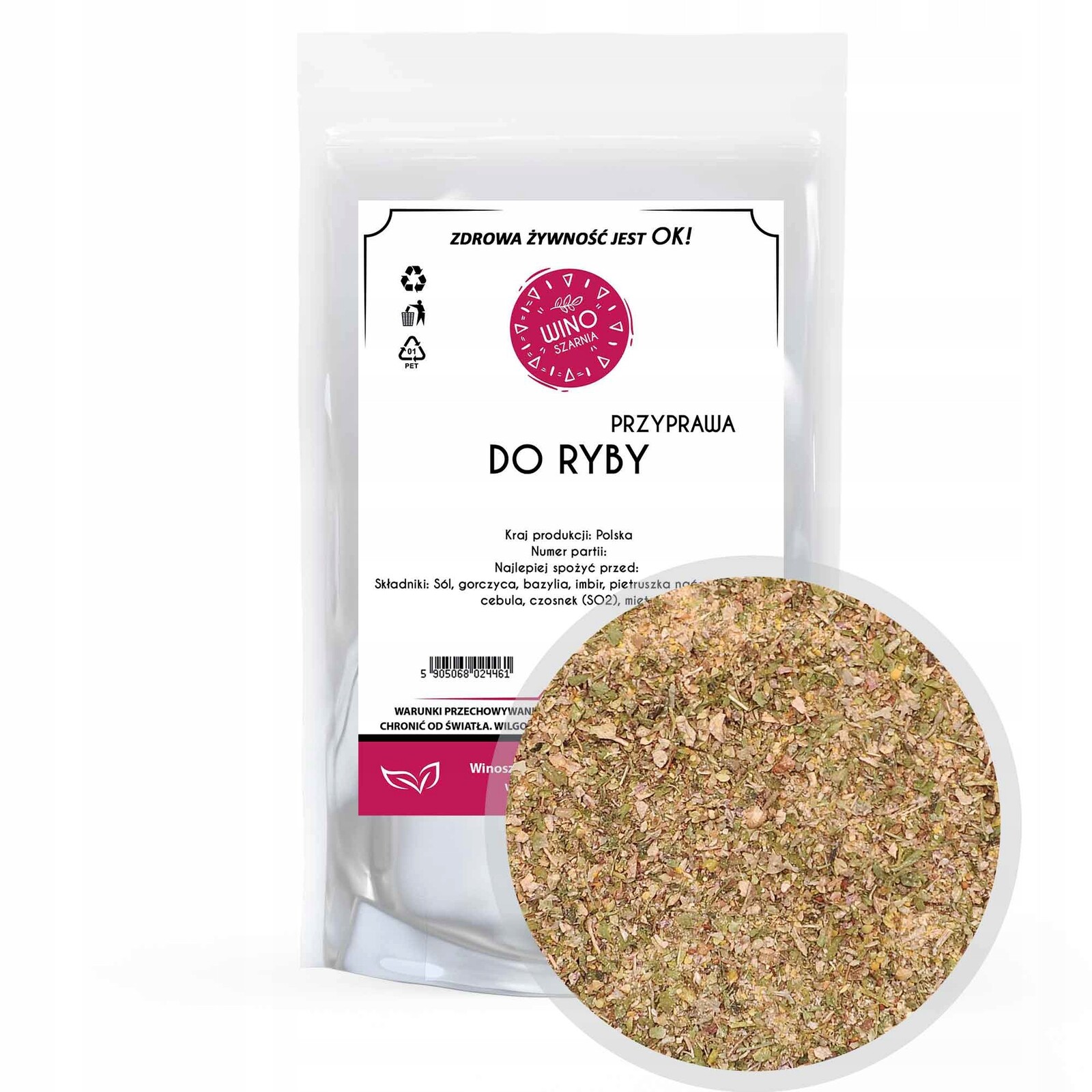 5 x Winoszarnia Koření na ryby 500 g Posilující chuť a vůně
