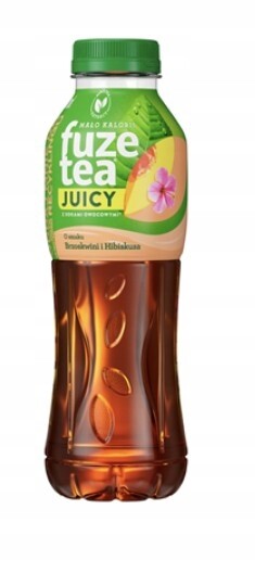 fuzetea Neperlivý nápoj s příchutí broskve a ibišku 12 x 500 ml[kauce]