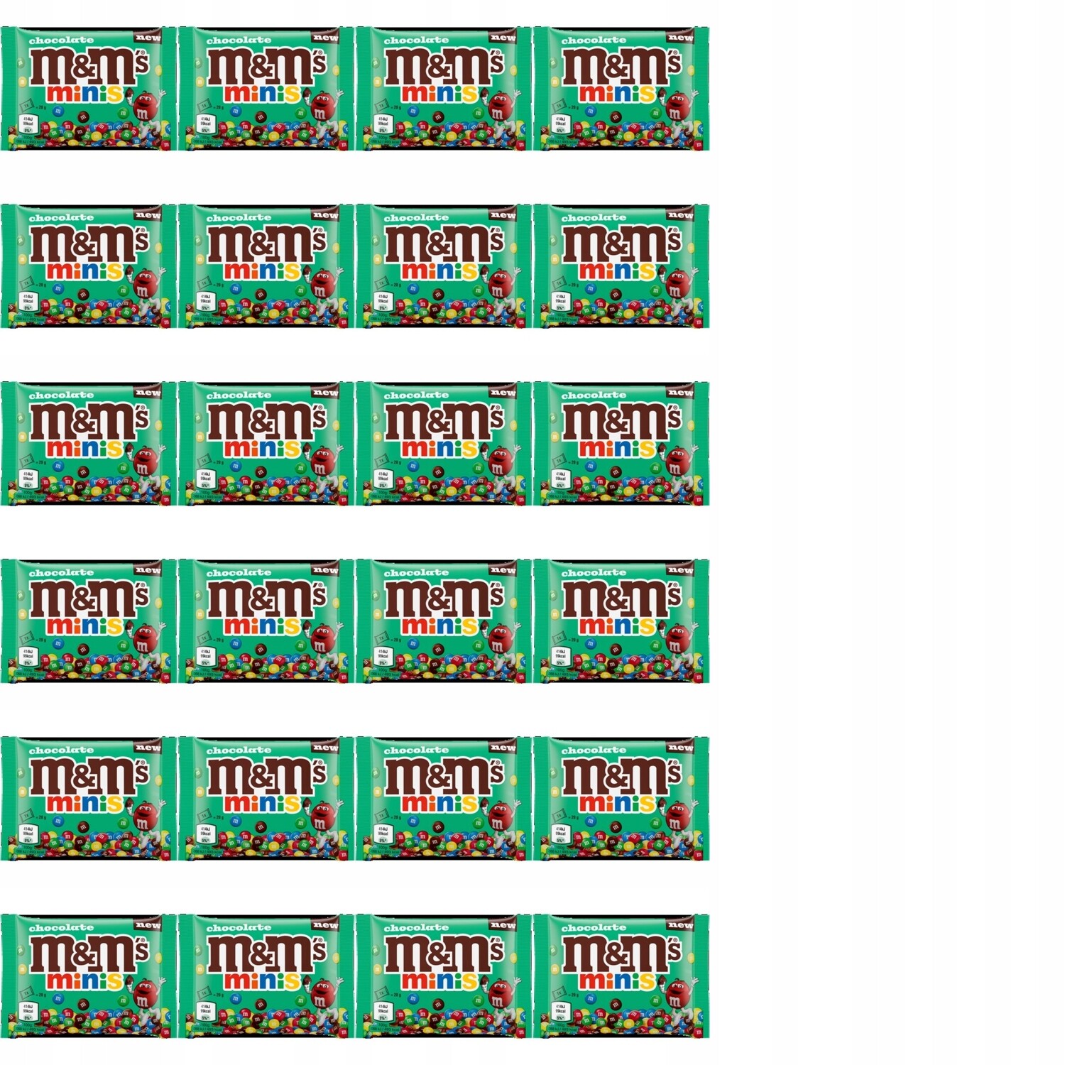 24 x 20 g M&m's minis dražé Karton