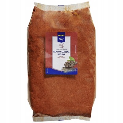 Metro Chef Jemná mletá paprika 1,1 kg – aromatické koření na maso