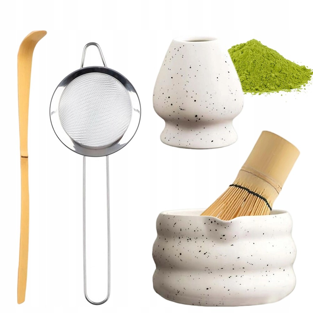 Dárková Sada Na Čaj Matcha Set Matcha S Metličkou 5V1