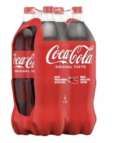 Coca-Cola Sycený nápoj 4 x 1,5 l [kauce]